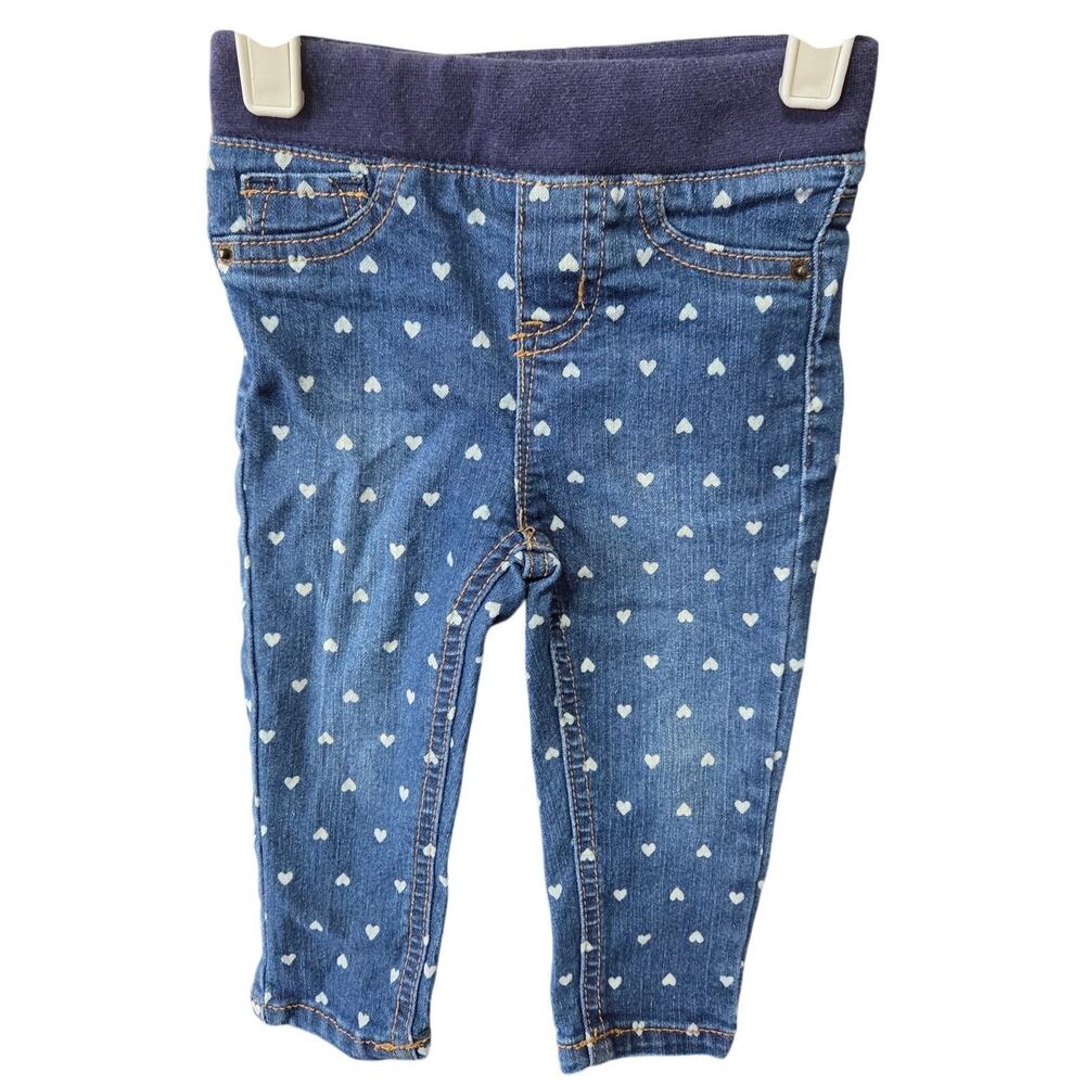Heart Print Pull-On Skinny Jeans - Cat & Jack - 18mo